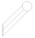 Simplified line drawing of a microphone on a white background